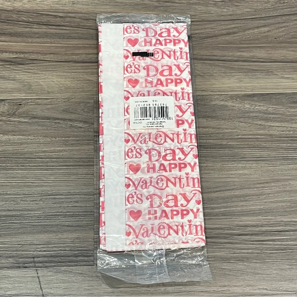 3 Packages Hallmark Happy Valentine's Day Tissue Paper 18 Sheets total